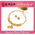 Gorgeous CZ Flower Jewels Diamond Jewelry Collection